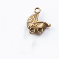 Wholesale 67pcs Zinc Alloy Charms Antique Bronze Plated D baby carriage buggy pram Charms for Jewelry Making DIY Handmade Pendants mm T2