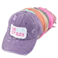 Wholesale Party Hats Embroidered Baseball Hat Beach Crazy Letters Outdoor Sports Sun Caps Trucker Cap