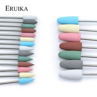 Wholesale 1pcs silicone milling drill bits files burr buffer for electric machine nail art grinder cuticle cutter tools