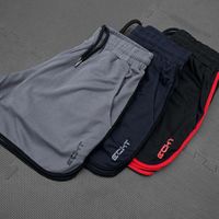 Wholesale Mens Gym Training Shorts Men Sports Casual Clothing Fitness Workout Running Grid quick drying compression Shorts Athletics