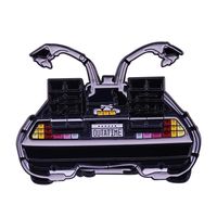 Wholesale Pins Brooches Back To The Future Delorean Enamel Pin Time Machine Brooch Badge
