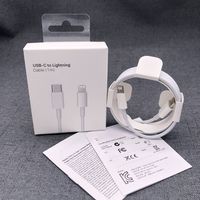 Wholesale 1 Original High quality m m PD fast charging usb c cable type c charger cable for iphone pro max w adapter With packaging box