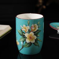 Wholesale Mugs Chinese Ceramic Mouthwash Cup Marma American Couple Brushing Bathroom Home Tooth Tank Water