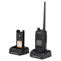 Wholesale US stock Walkie Talkie pofung DMR W mAh Color Sscreen UV Dual Segment with GPS Split Charger and Detachable Antenna Adult Digital Walkie Talkie