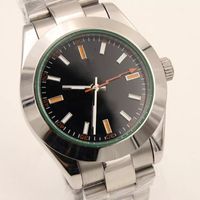 Wholesale Luxury Automatic Mens Mechanical Watch es New Model Stainless Steel eta2813 Movement Watches Green Dial