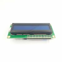 Wholesale 1PC LCD1602A LCD Screen Module x2 Character LCD Display LCD Blue Green PCF8574T PCF8574 IIC I2C Interface V for Arduino