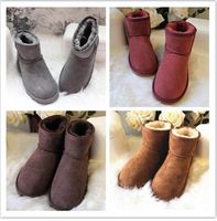 Wholesale 2021 Top Winter Wool Boots Shoe Men Woman Designer Neumel Suede Classic Newm Straps Casual Warm Mini Ankle Boot Chestnut Size With box