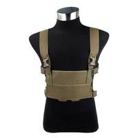 Wholesale Hunting Jackets Tactical Mini Harness Chest Rig Bonded Cordura Coyote Brown Ranger Green SKU3603