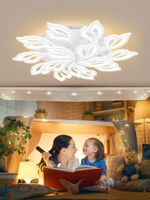 Wholesale Modern LED chandelier with APP remote control function living room bedroom home chandelier ceiling acrylic light free ship