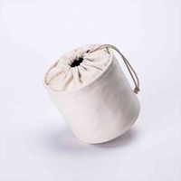 Wholesale Inner Womens Canvas Art Bucket Cosmetic Bags Original Storage Mini