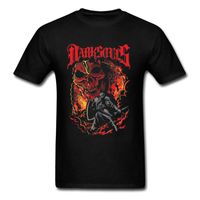 Wholesale Men s T Shirts Tops Tees Dark Souls T Shirt Men Game Tshirt Gothic Skull T shirt Praise The Sun Warrior Clothes Fitness Streetwear