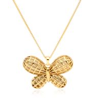 Wholesale Varole New arrival charm stainless steel chain necklaces gold color women butterfly fashion jewelry ladies accessories customized logo