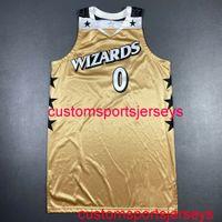 Wholesale 100 Stitched Gilbert Arenas Jersey Mens Women Youth Throwbacks jersey XS XL XL