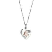 Wholesale Pendant Necklaces Creative Heart Urn For Ashes Butterfly Daisy Necklace Cremation Memory Jewelry Women Men
