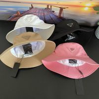 Wholesale 2021 Womens Bucket Hat Outdoor Dress Hats Wide Fedora Sunscreen Cotton Fishing Hunting Cap Men Basin Chapeau Sun Prevent caps