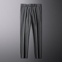 Wholesale Men s Pants Boutique Spring Summer Luxury Men Casual Pinstripe High Quality British Business Office Wear