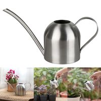 Wholesale Watering Equipments Stainless Steel Kettle Can Flower Gardening Tool Long Mouth Succulent Device ML Silver