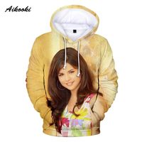 Wholesale Singer Selena Gomez Hoodies Sweatshirts Men Women Hoodies Trend Autumn Long Sleeve Pullover Streetwear Casual Fasshion Hoodies