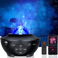 Wholesale LED Laser Lighting Projector with Sound Sensor Remote Control Rotating Sleep Soothing Color Changing Lamp for Kids Stage Bedroom Wedding Room Party