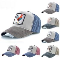 Wholesale Vintage cotton embroidered animal baseball cap Men Women caps truck driver Hats