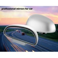 Wholesale 1 pair Original adjustable degree Wide Angle Side Rear Mirrors blind spot Snap way for parking Auxiliary mirror High quality