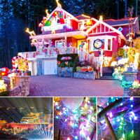 Wholesale M1864 LED Strings M10m lights RGBIC remote control USB power supply micro mini copper silver wire starry sky Christmas Halloween decoration