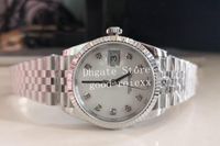Wholesale 36mm Midsize Mother Of Pearl Dial Watches Men s BP Factory Automatic Watch BPF Jubilee Bracelet Men Date Mechanical Wristwatches