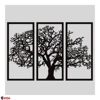 Wholesale Wood Wall Art Tree Decor Pieces Black Color Modern Nature Home Office Living Room Bedroom Kitchen Quality Gift Ideas D Creative