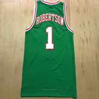 Wholesale Best selling jerseys College vintage Oscar Robertson Green Mens Basketball Jersey Stitched Mesh Size S XL Shirts Pants