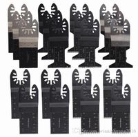 Wholesale 20pcs Set mm High Carbon Steel Metal Wood Oscillating Multi Tool Quick Release Saw Blade Cutting Machine Accessory Tool