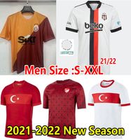 Wholesale 2021 BESIKTAS Soccer Jersey Turkey National Team football jerseys CELIK DEMIRAL OZAN KABAK CALHANOGLU YAZICI galatasaray Home Away adult Shirt men Uniforms