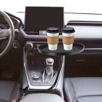 Wholesale New Clamp Bracket Drink Coffee Bottle Organizer Adjustable Dining Table Swivel Tray Multifunctional Car Food Cup Holder