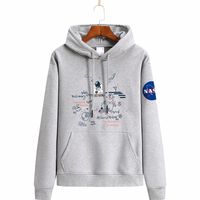 Wholesale INS super fire lovers hoodies autumn and winter NASA tide brand Sweater head cashmere men s women size s xl