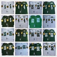 Wholesale NCAA Vintage th Retro College Football Jerseys Stitched White Green Jersey