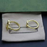 Wholesale New Fashion Unique Design Couple Ring Simple High quality Gold plated Ring Trend Matching Supply NRJ