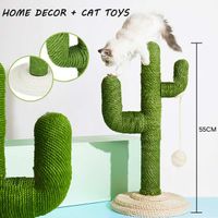 Wholesale 55cm Cactus Pet Toys with Ball Scratcher Posts for s Climbing Tree Grinding Nails Furniture Protection Cat Toy