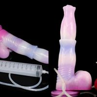 Wholesale NXY dildos YOCY Large Horse Dildo Squirting Function Sex Toy For Couples Orgasm Anal Butt Plug Ejaculating Dildos Erotic Strapon Shop