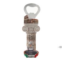 Wholesale NEWBottle Opener Roma City Refrigerator Magnets Beer Openers Travel Souvenir Small Gift RRE11387
