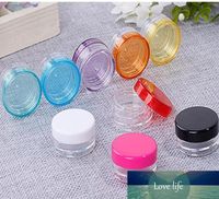 Wholesale Container Food Grade Plastic Round Bottom Cream Box Small Sample Bottle Cosmetic Packaging