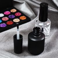 Wholesale Nail Gel Pieces ml Glass Polish Bottles Empty Refillable Bottle Containers With Brush Cap For Art Sample