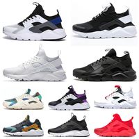 Wholesale 2021 Arrival Authentic huarache Sports huaraches Trainers Flat shoes All white green black red Men Women Classic Running Hurache Sneakers Comfortable Size