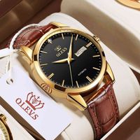 Wholesale watches Quality Mens Ceramic Bezel Automatic Mechanical Olevs simple fashion fully automatic mechanical watch HD luminous waterproof watchSp