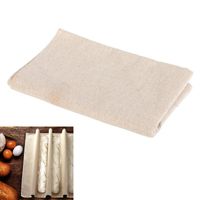 Wholesale Rolling Pins Pastry Boards Practical Fermented Cloth Proofing Dough Bakers Pans Proving Bread Baguette Baking Mat Kitchen Tools
