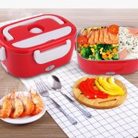 Wholesale 12 V V Lunch Boxes Foods Container Portable Electri Food Warmer Heater Rice Containers Dinnerware Sets For Home Car Use