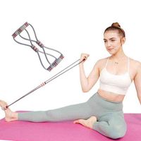 Wholesale Resistance Bands Figure Rally Back Training Elastic Rope Home Open Shoulder And Neck Stretch Band Yoga Fitness Equipment Exercise Arms