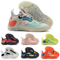 Wholesale 2021 High Quality Mens James Hardens Vol V Basketball Shoes Vol Fluorescent Pink Flame Red Weaving Sneakers Men s Trainers Sports