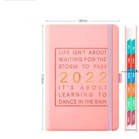Wholesale 2022 Daily Planner Notepads Weekly Monthly Plan Achieve Your Goals English Language Notebook NHD11826