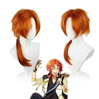 Wholesale Idol dream Ftival Leo Yueyong REO cos wig special color matching lengthened hair tail hair middle split top