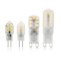 Wholesale Bulbs G4 G9 LED Bulb W W W Light AC V DC V Lamp SMD2835 Spotlight Chandelier Replace W W Halogen Lamps