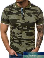 Wholesale Mens Shirt Lapel D Digital Print Camouflage Round Collar Short Sleeve Large Size Casual Tops Factory price expert design Quality Latest Style Original Status